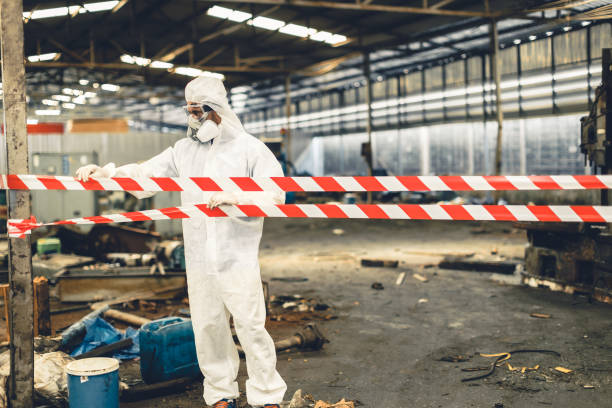 Professional Biohazard technician working in Cliffside Park, NJ